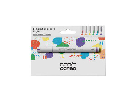 COPIC Marqueur acrea 'Light', set de 6