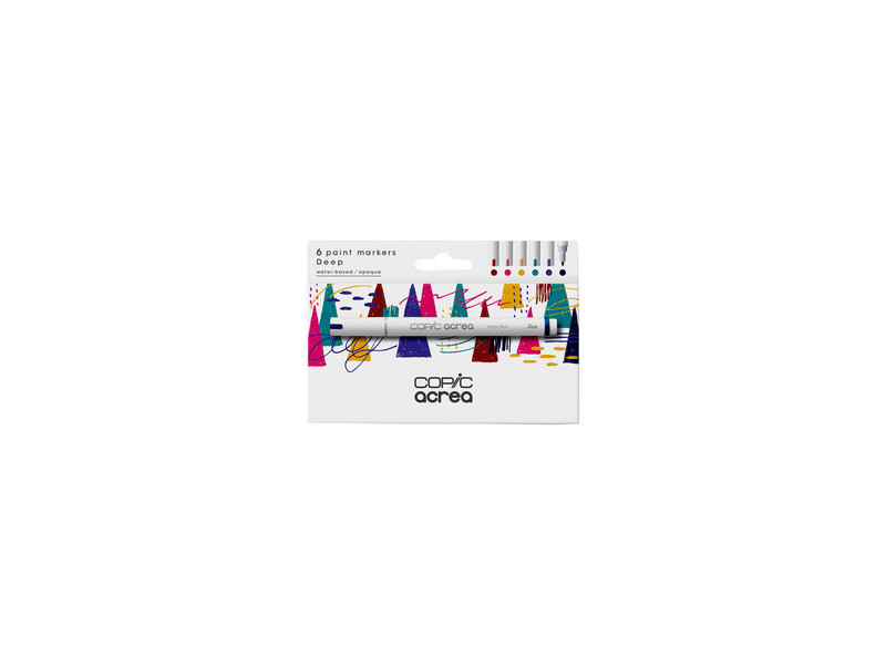 COPIC Marqueur acrea 'Deep', set de 6