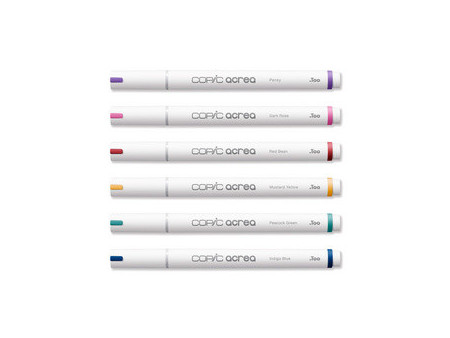 COPIC Marqueur acrea 'Deep', set de 6