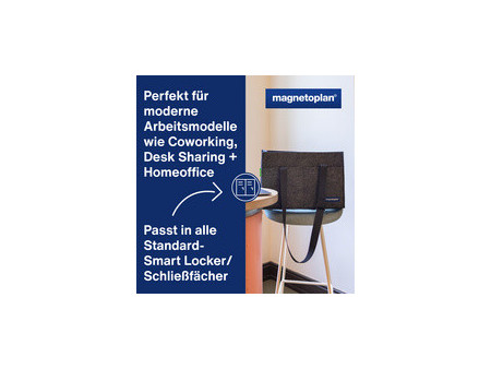 magnetoplan Sacoche en feutre Desk Sharing Bag, anthracite