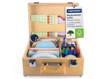 magnetoplan Mallette de présentation Wood Series