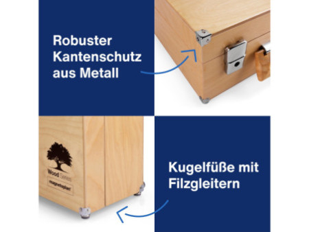 magnetoplan Mallette de présentation Wood Series
