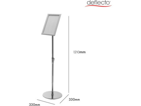 deflecto Présentoir porte-documents à cadre clipsable, A4