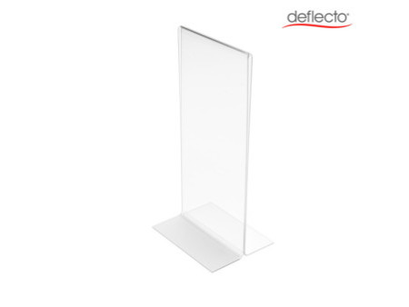 deflecto Porte-visuel, 1/3 A4 portrait, droit