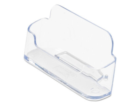 deflecto Porte-cartes de visite, 1 compartiment, transparent