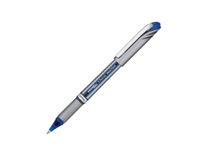 Pentel Stylo roller gel EnerGel Liquid Plus BL27, bleu