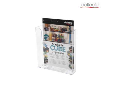 deflecto Porte-brochures, dos plat, A5 portrait, transparent