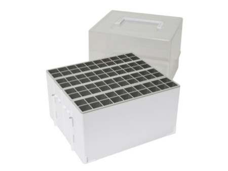 deflecto Boîte de rangement pour marqueurs 'Accordéon',blanc