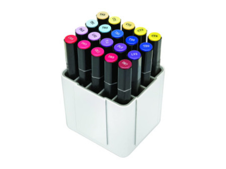 deflecto Organiseur pour marqueurs, blanc