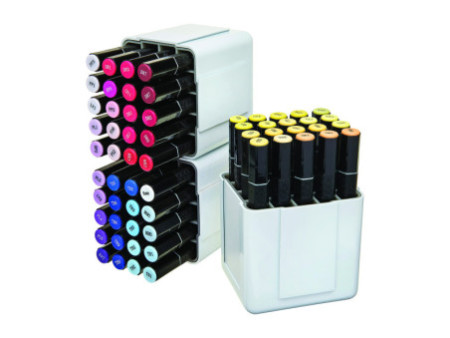 deflecto Organiseur pour marqueurs, blanc