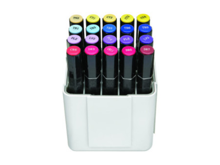 deflecto Organiseur pour marqueurs, blanc