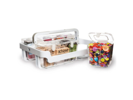 deflecto Système de rangement Caddy Organizer, blanc