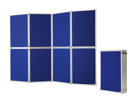 magnetoplan tableau de présentation, pliable, gris