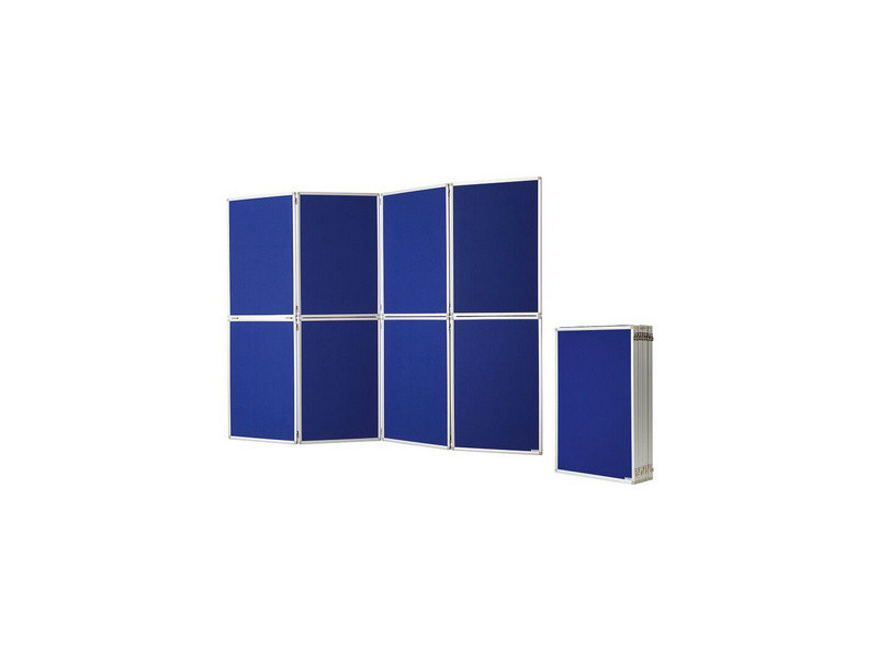 magnetoplan tableau de présentation, pliable, gris