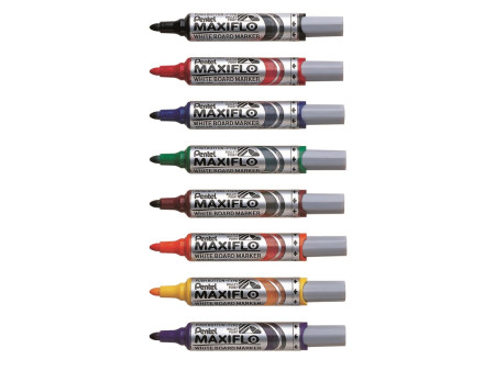 Pentel Marqueur pour tableau blanc MAXIFLO MWL5M, jaune
