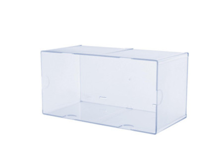 deflecto Boîte de rangement Cube Double, transparent