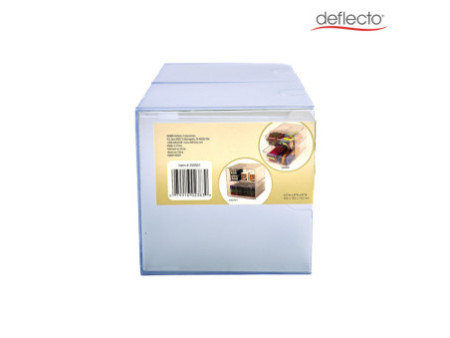 deflecto Boîte de rangement Cube Double, transparent