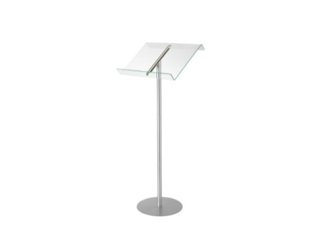 deflecto Pupitre, transparent/argent
