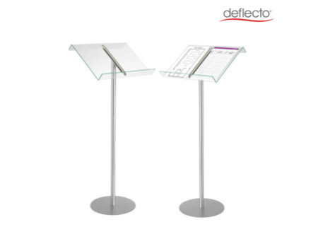 deflecto Pupitre, transparent/argent