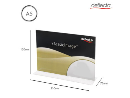 deflecto Porte-visuel, A5 paysage, droit