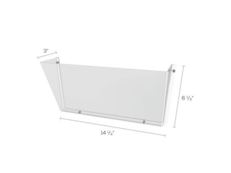 deflecto Porte-brochures mural 'DocuPocket', A4 paysage