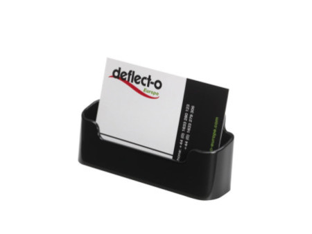 deflecto Porte-cartes de visite, 1 compartiment, noir