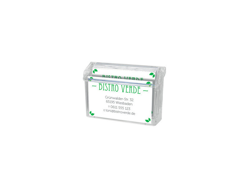 deflecto Boîte pour cartes de visite 'Grab-a-Card'