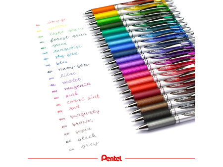Pentel Stylo roller encre gel Energel BL77, violet