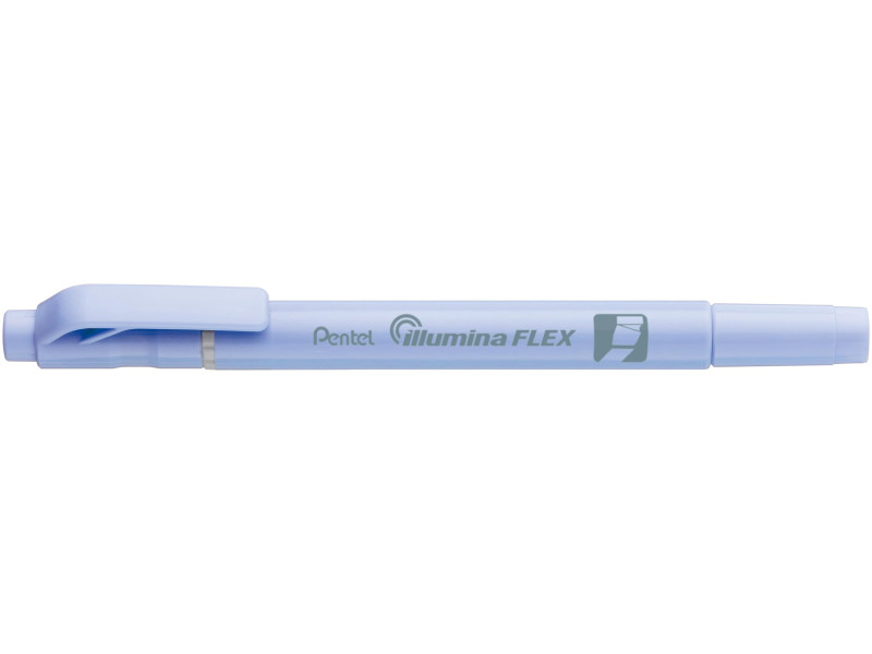Pentel Surligneur Illumina Flex Pastel, bleu pastel