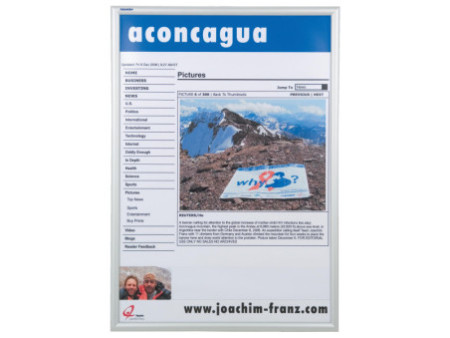 Franken Cadre porte-affiches 'Outdoor', A1, cadre 25 mm