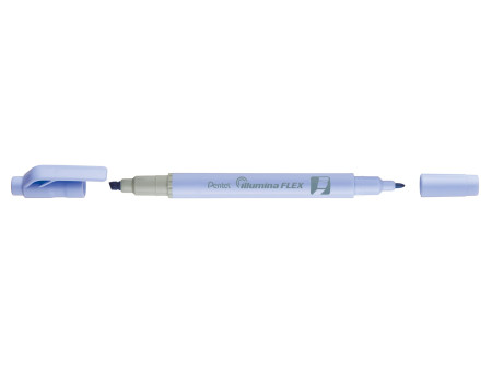 Pentel Surligneur Illumina Flex Pastel, bleu pastel