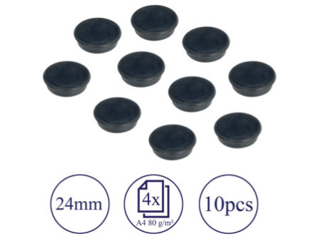 FRANKEN Aimant rond, force adhésive: 300 g, diamètre: 24 mm