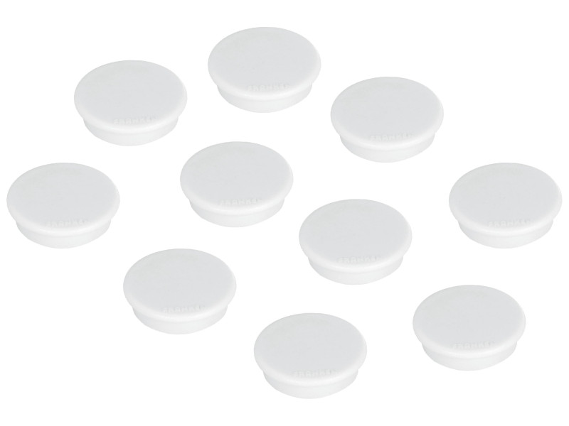 FRANKEN Aimant de fixation, force adhésive : 1500g, blanc,