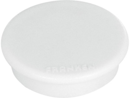 FRANKEN Aimant de fixation, force adhésive : 1500g, blanc,