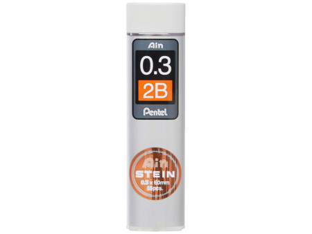 Pentel Mines fines pour porte-mines AIN STEIN C273,dureté 2B