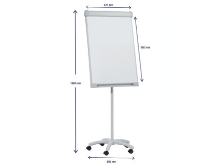 FRANKEN Chevalet de conférence PRO mobil, 670 x 950 mm