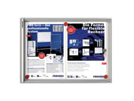 FRANKEN Vitrine d'affichage X-tra!Line, 2 x format A4