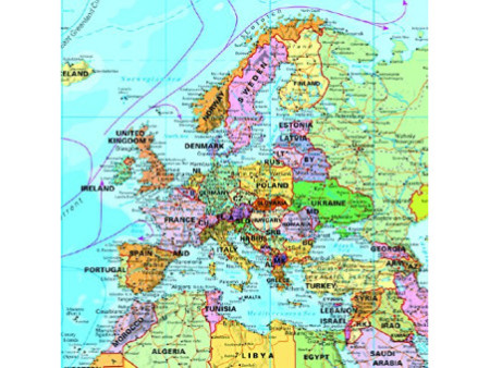 FRANKEN Carte du monde, magnétique, (l)1.380 x (H)880 mm
