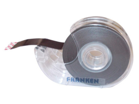 FRANKEN Ruban magnétique dans distributeur, noir, 19 mm x 8