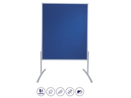 FRANKEN Tableau de présentation PRO, 1200 x 1500 mm, feutre