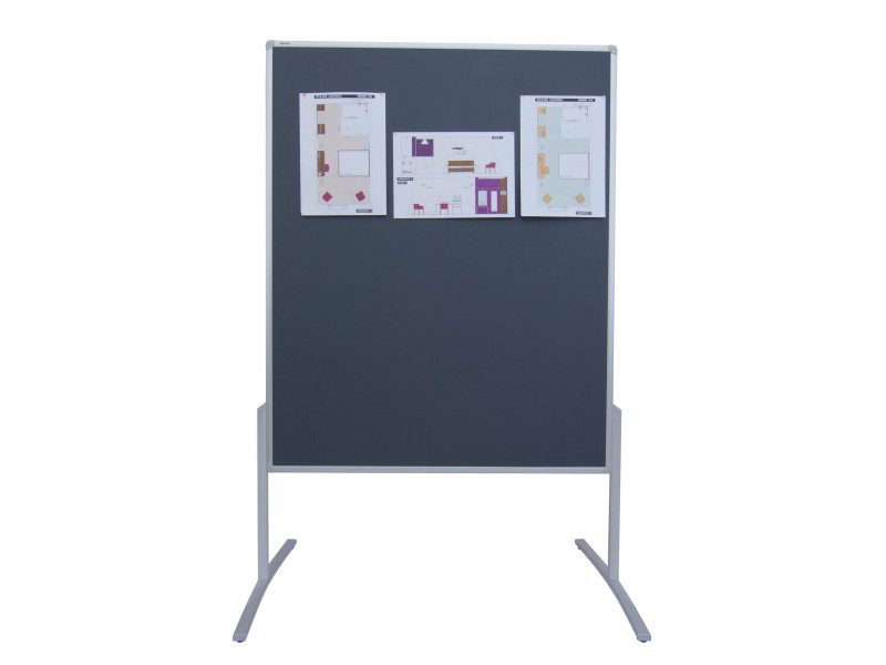 FRANKEN Tableau de présentation PRO, 1200 x 1500 mm, feutre