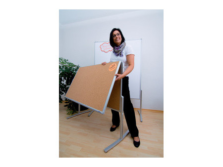 FRANKEN Tableau de présentation PRO,pliable,surface en liège