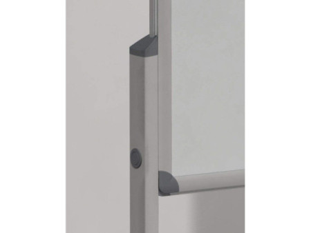 FRANKEN Pied de support pour tableau PRO, aluminium, argent