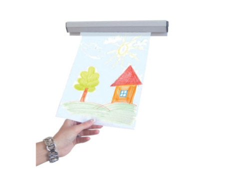 FRANKEN Rail de serrage pour papier, autocollant, longueur: