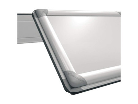 FRANKEN Tableau mural blanc PRO, émaillé, 1.800 x 900 mm