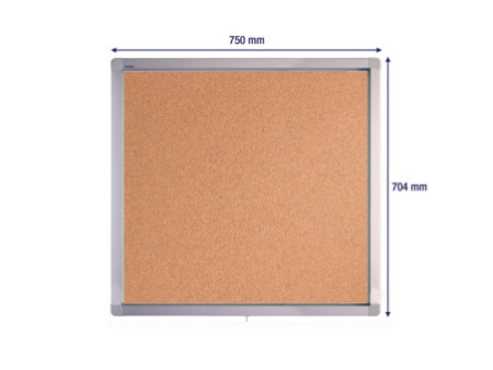 FRANKEN Vitrine ECO pour 6x DIN A4, surface liège