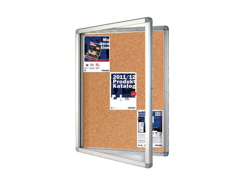 FRANKEN Vitrine ECO 9x DIN A4 , surface liège