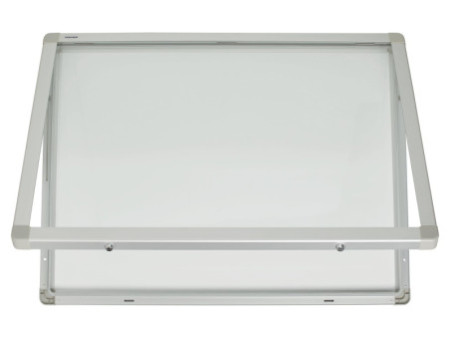 FRANKEN Vitrine d'affichage ECO pour 9 x A4, surface métal