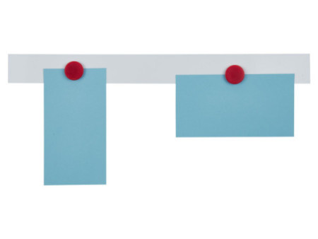 FRANKEN Barrette magnétique, (L)500 x (H)50 mm, blanc