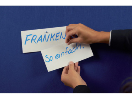 FRANKEN Carte de présentation rectangulaire, 205 x 95 mm